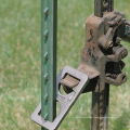 America Type Green Painted Studded Fence T Post
